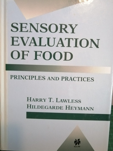 Libros Evaluación Sensorial Nutrición Técnologia Alimentos