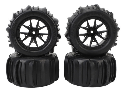 Llantas De Coche Rc, 4 Unidades, 12 Mm, Cubo Hexagonal, 85 M