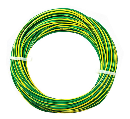 Cable Unipolar Flexible Pvc 1mm Verde Amarillo Rollo X25m