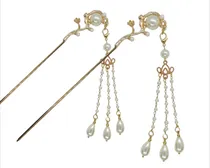 Comprar 2 Horquillas De Cabello Hanfu Tradicional Palillos Chino Cad