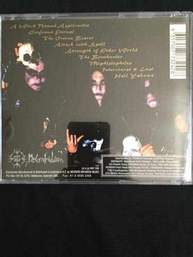 Abigail Intercourse And Lust Cd Blasphemy A7 (Usado)