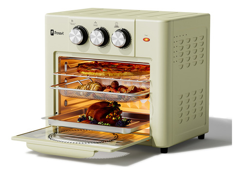 Horno De Mesa Eléctrico Frossvt Oven 18l Verde 220v-240v