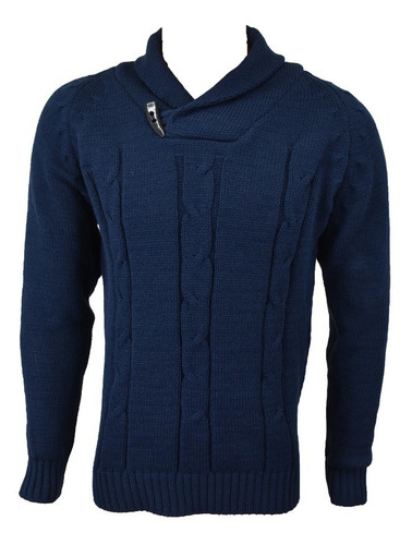 Imagen 3 de 10 de Sweater Cuello Smoking Hombre Pullover Lana Excelente