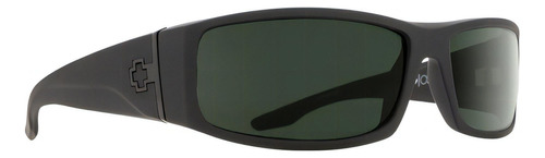 Lentes De Sol Spy Optic Cooper Polarizado Happy Lens Hd+ Color Soft Matte Black - Hd Plus Gray Green Polar