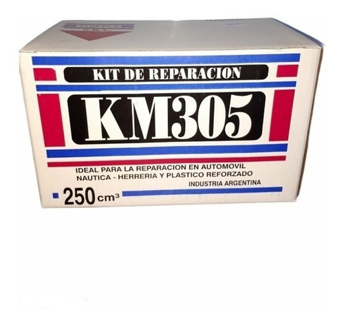Kit De Reparacion Parche Fibra De Vidrio 250cc Km305 Bguemes