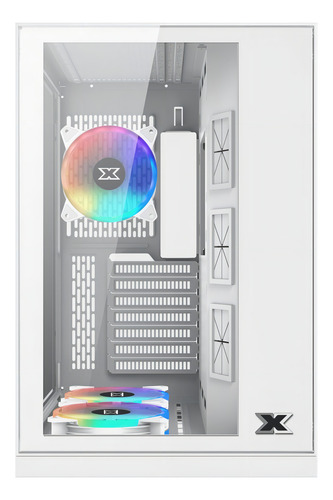 Gabinete Blanco Gamer Xigmatek Aquarius S Argb 3 Fanes