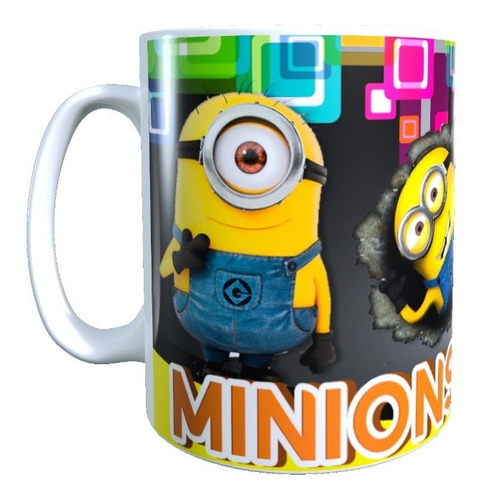 Taza - Tazón Diseño Minions 320 Cc Alta Calidad