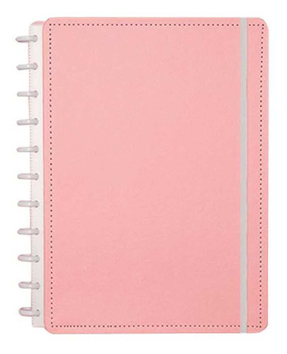 Caderno Inteligente Rosa Pastel 80 folhas lisa e pautada unidade x 1 27.5cm x 24cm