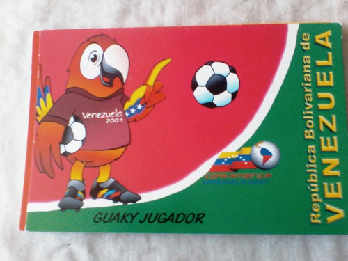 Postales Venezuela Copa América Guaky Actividades 2007