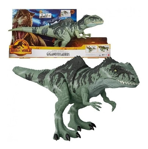 Giganotosaurus Que Ruge Accionable Xl Jurassic World Ataque