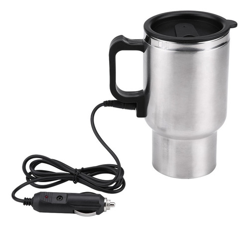 Coche Viaje 450ml Calentador Eléctrico Taza De Café Inoxidab