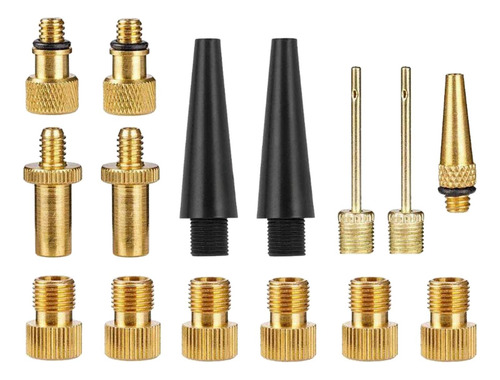 Adaptador De Latón Presta A Convertidor De 15 Piezas