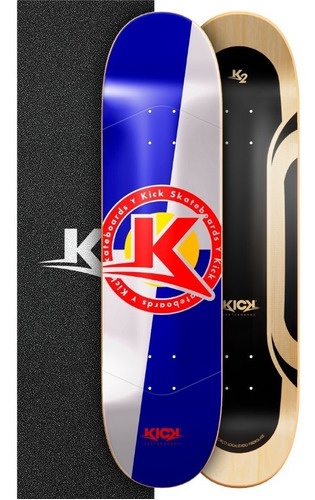 Imagem 1 de 9 de Shape Skate Kick K2 + Lixa Kick