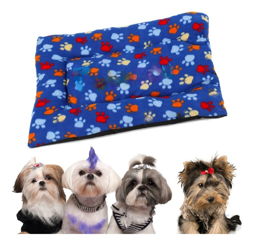 Cama Colchon Para Mascotas Perros Gatos 50x70cm Talla S