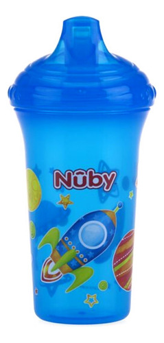 Vaso Nuby Estampado Con Pico Duro 270ml Universo Binario