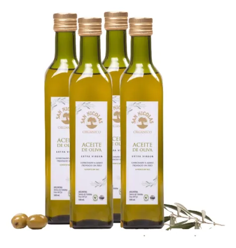 comprar Combo X 4 Aceite De Oliva Virgen Extra X 500ml - Orgánico