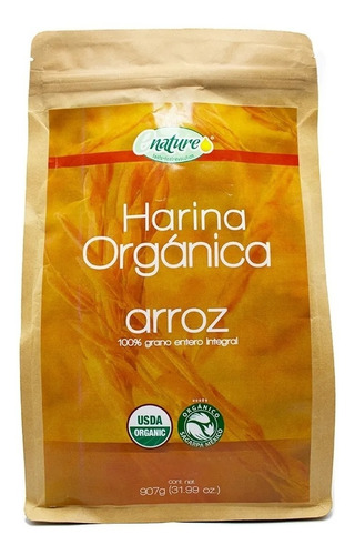 Harina De Arroz Orgánica Enature 907 Gr