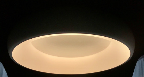 Imagen 6 de 8 de Plafón Minimalista 40w De Potencia Led Dimerizable Calido