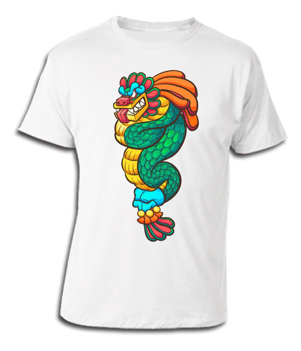 Playera De Quetzalcoatl Mayas Aztecas Leyenda Guerrero Méxic