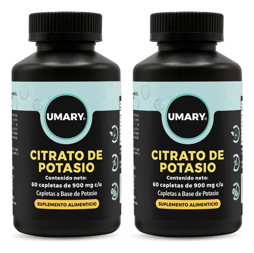 Umary Citrato De Potasio 120 Tableta  900 Mg Duo (60 Días)