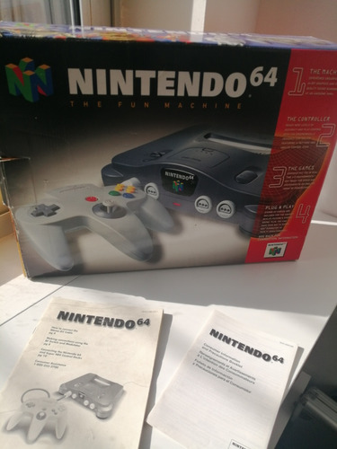 Consola Nintendo 64 En Caja Con Manual 