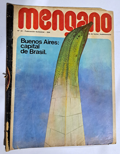 Revista Mengano N° 38 /1976/  Buenos Aires:capital De Brasil