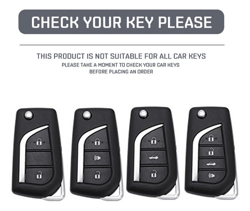 Capa Para Chave De Carro Para Toyota Auris Corolla Avensis