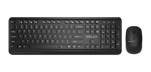 Delux Combo Teclado Mouse Usb 2.4gh Inalambrico