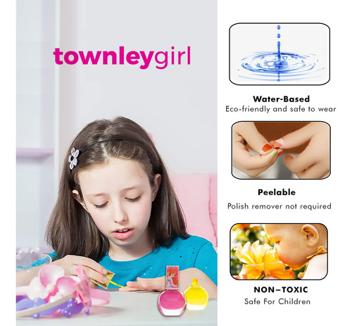 Set De Maquillaje Cosmético Townley Girl Disney Princess, 11