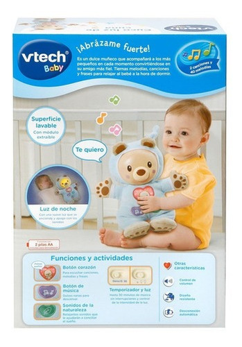 Imagen 5 de 6 de Muñeco Cuco Luz De Cuna Con Sonido Original Vtech