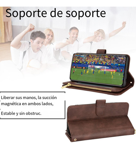 Funda Tipo Cartera Para Nokia Xr20/g50/g300, Correa De Piel