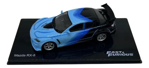 Coleção Velozes E Furiosos: Mazda Rx-8 (2003) - Edição 27 Azul
