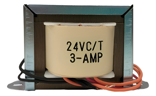 Transformador De Corriente Con Derivación 24v-3 Amp 2pzs