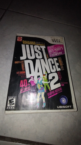 Nintendo Wii Wiiu Videojuego Just Dance 2 Original Físico 