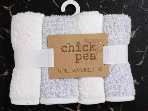 Imagen 3 de 3 de Set De Bucheros O Pañitos Para Bebés Paquete De 4 Unds