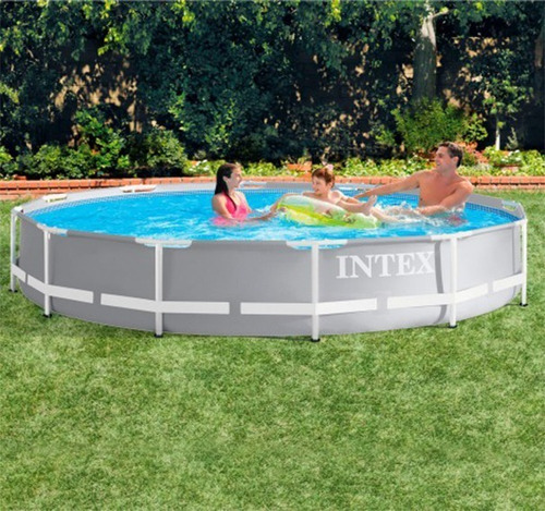 Piscina Elevada Redonda 366x76 Cm Intex Metal Frame