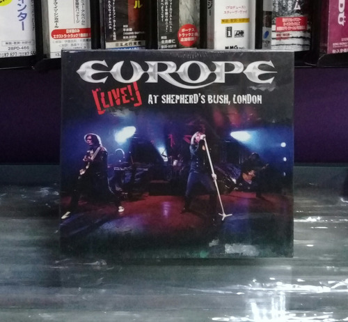 Europe- Live At Shepherd's Bush, London. Cd+dvd Argentina.