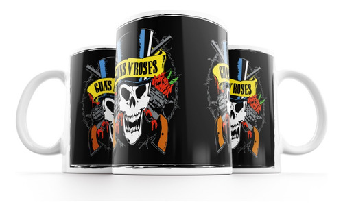 Taza Guns N' Roses - Skull -  Cerámica