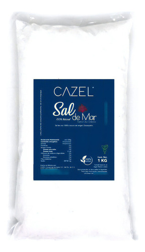 Sal De Mar Pulverizada Oaxaca Salina Cruz Natural 20kg