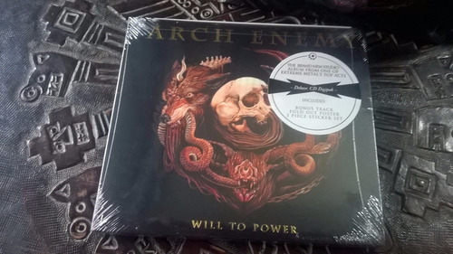 Arch Enemy Will To Power Cd Deluxe Import Usa En Stock!!