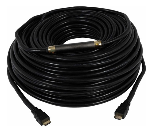 Cabo Hdmi 40 Metros C/ Amplificador 2.0 4k 3d Ultra Hd
