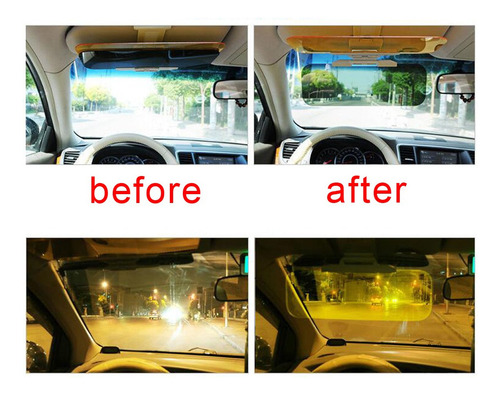 Qw1 Antideslumbrante Del Coche Lentes Visera Del Sol Hd Día