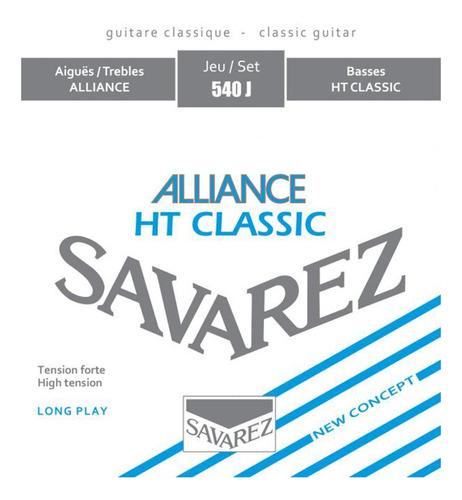 Encordado Guitarra Clasica Savarez Alliance 540 Prm
