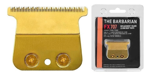 Cuchilla Gold Trimmer Fx Genérico Tipo Babylis Barbarian 