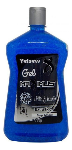 Gel Fixador Yelsew Azul Extra Forte 1kg