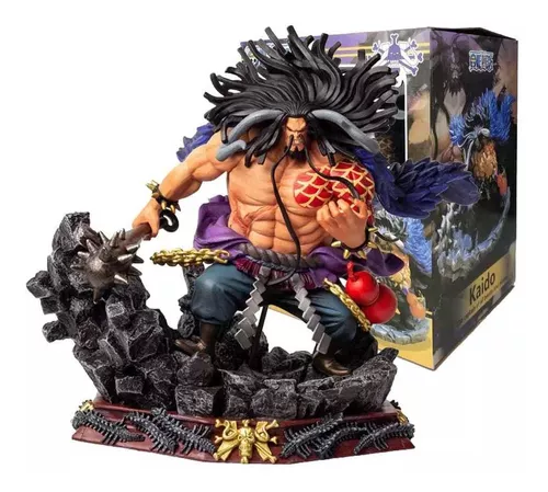 Action Figure One Piece Imperador Kaido Capitão 20cm