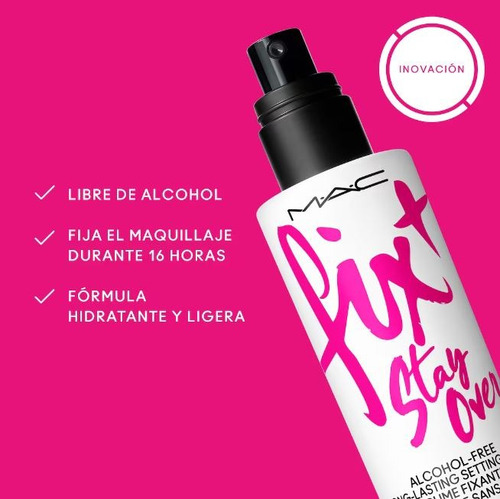 Fijador De Maquillaje Fix + Stay Over 100 Ml