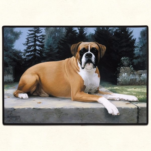 Alfombra Puertas Casas Perro Boxer  68 X46 Cms