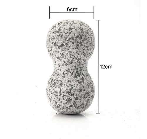 Imagen 5 de 10 de Mortero De Piedra Molcajete Grande Machacador Hierba Semilla