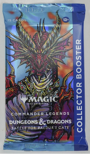 Magic Booster Collector X 15 Cartas - D&d Battle For Baldur'